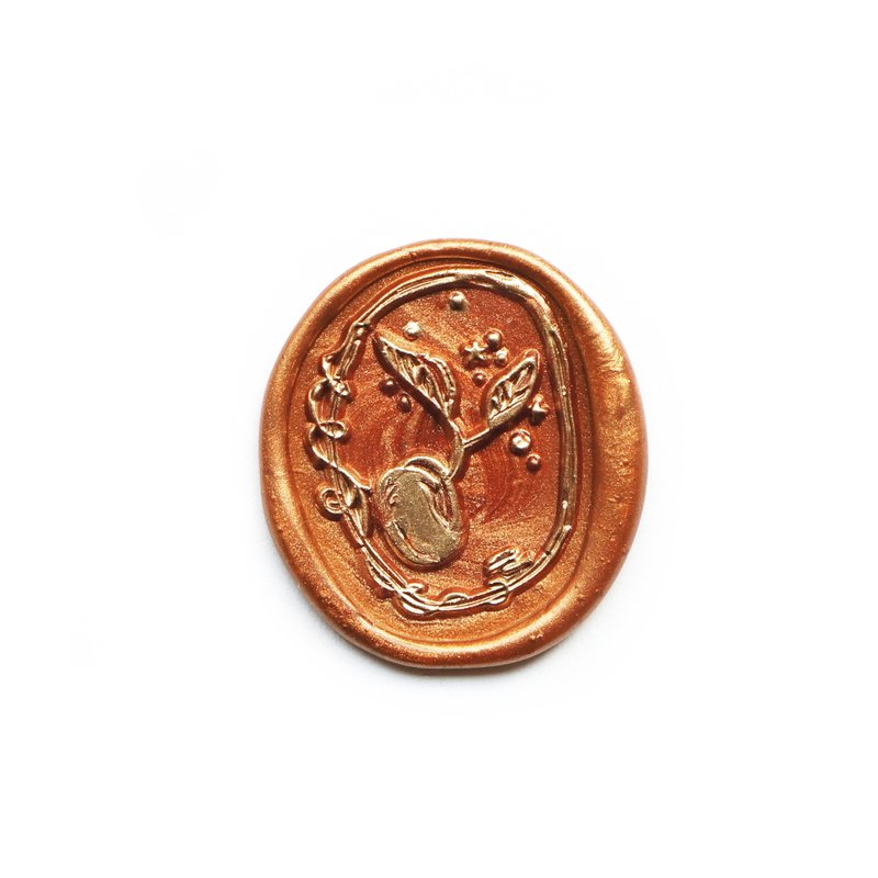 Magic Bean Wax Seal Stamp - misterrobinson - ตราปั๊ม/สแตมป์/หมึก - ทองแดงทองเหลือง 