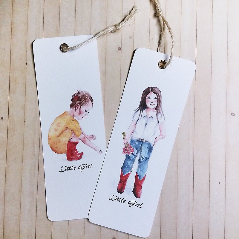 Little Girl bookmark - Bookmarks - Paper 