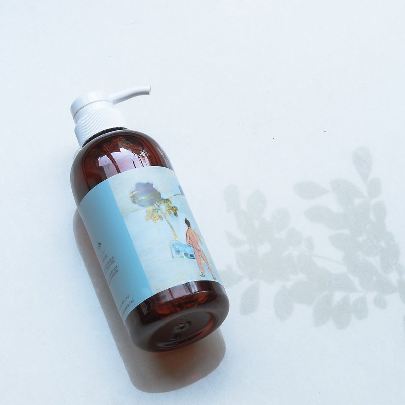100% essential oil fragrance-shimmer. Shower (500ml) - Body Wash - Plants & Flowers Transparent