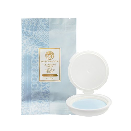 膜殿 MasKingDom 天然植萃洗臉紙補充包(藍) | 潔顏 卸妝 保養