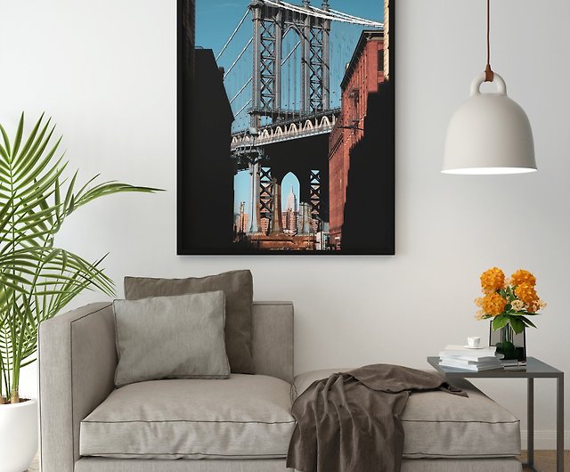 アメリカ ニューヨーク ニューヨーク市 ブルックリン橋のポスターの