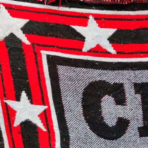 【デッドストック】USA 80s ヴィンテージラグ ブランケット　タペストリー 大判！】80s USA ブランケット ヴィンテージラグ タペストリー - メルカリ