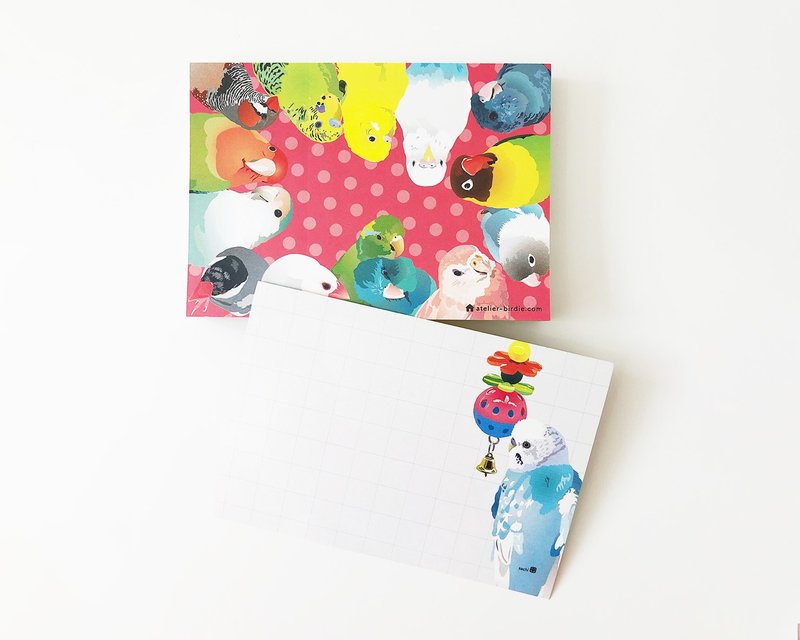 Memo Pad Birds - Notebooks & Journals - Paper Pink