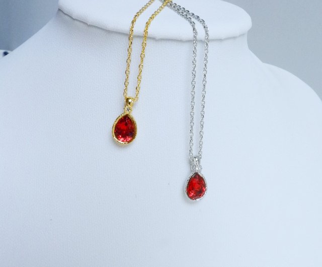 Swarovski on sale ruby necklace