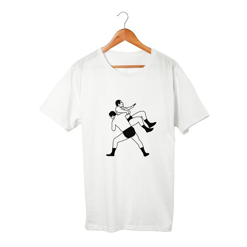 Chokeslam T-shirt - Men's T-Shirts & Tops - Cotton & Hemp White