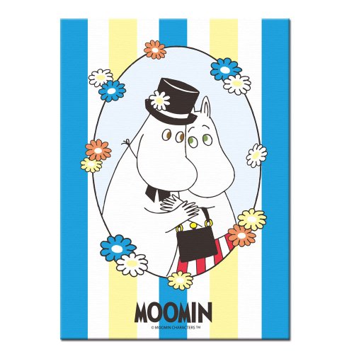 moomin嚕嚕米授權 - 無框畫40*60cm:【羅曼史】