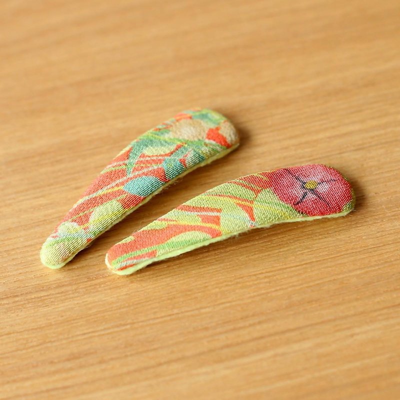 Wakakusa Moe Kimono hairpin (large size) - Hair Accessories - Cotton & Hemp Green
