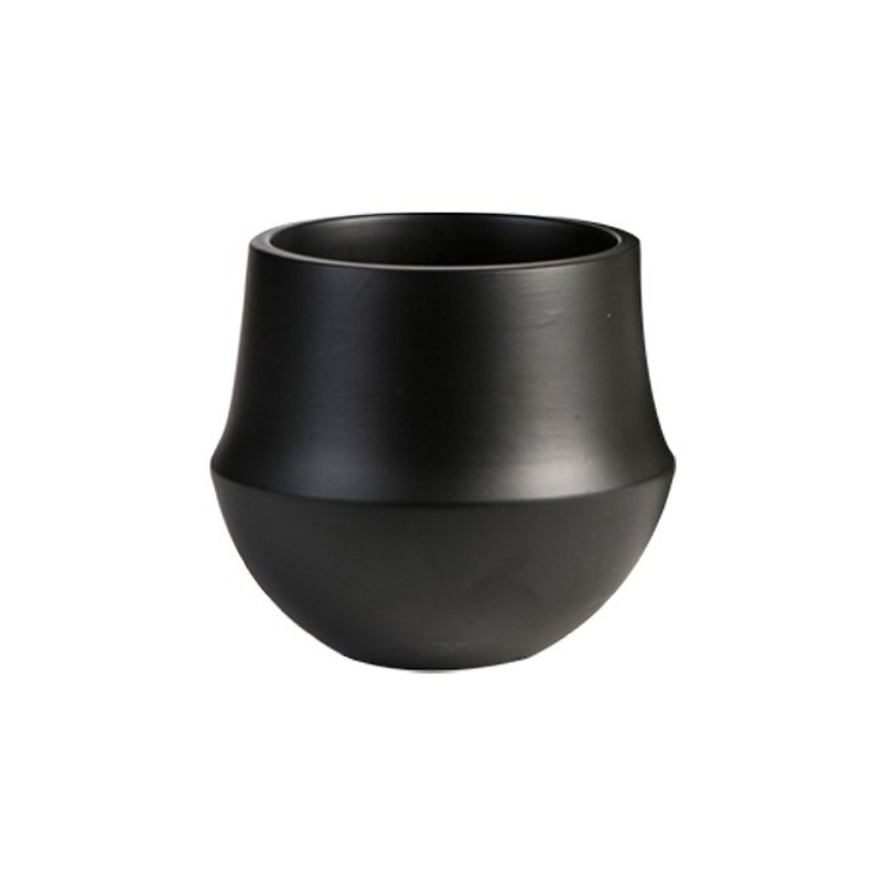 D & M│FUSION curve cup (in) - Plants - Other Materials Black