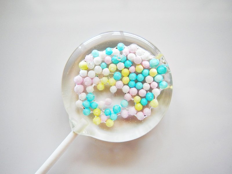 フラワーロリポップ-カラフルな泡（5個/箱） - スナック菓子 - 食材 多色