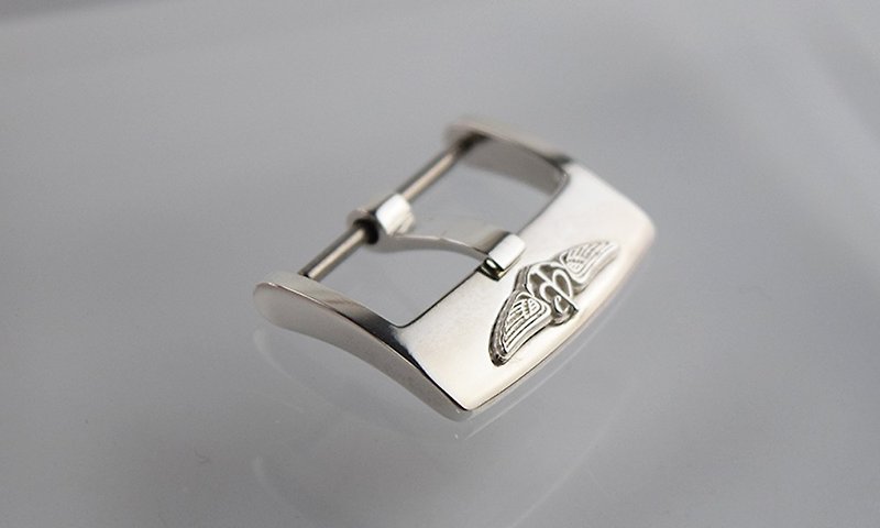 925 Silver buckle suitable for Breitling watch pin buckle, 18K gold buckle can be customized - อื่นๆ - เงินแท้ 