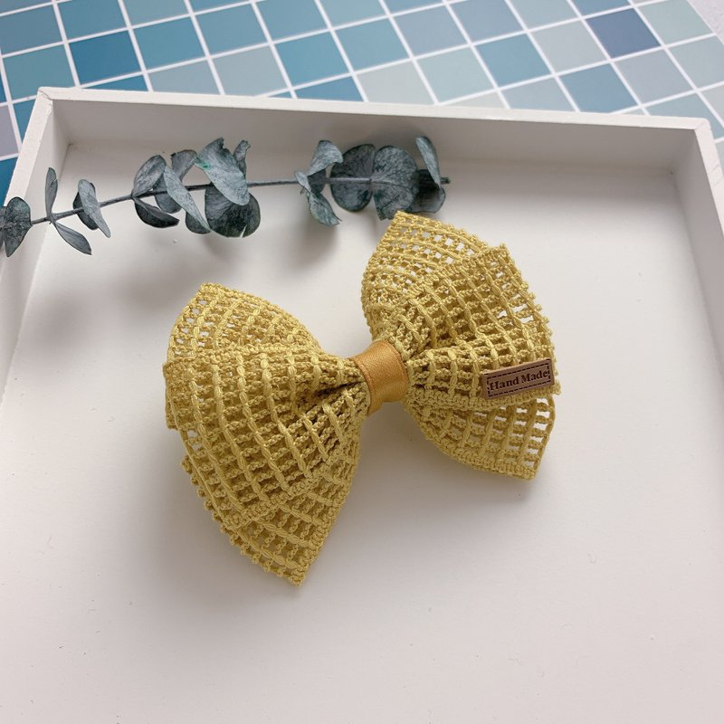 W&C handmade || sweetheart honey sweetheart || mustard hairpin - Hair Accessories - Other Materials Yellow