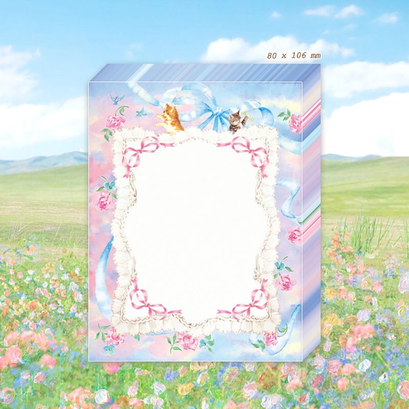 Cat waltz mini memopad - 便條紙/便利貼 - 紙 