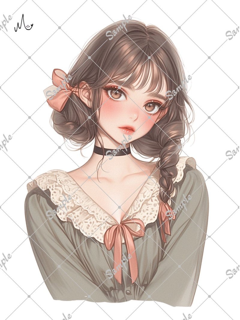 オリジナル人物ステッカー - 貼紙 - 紙 