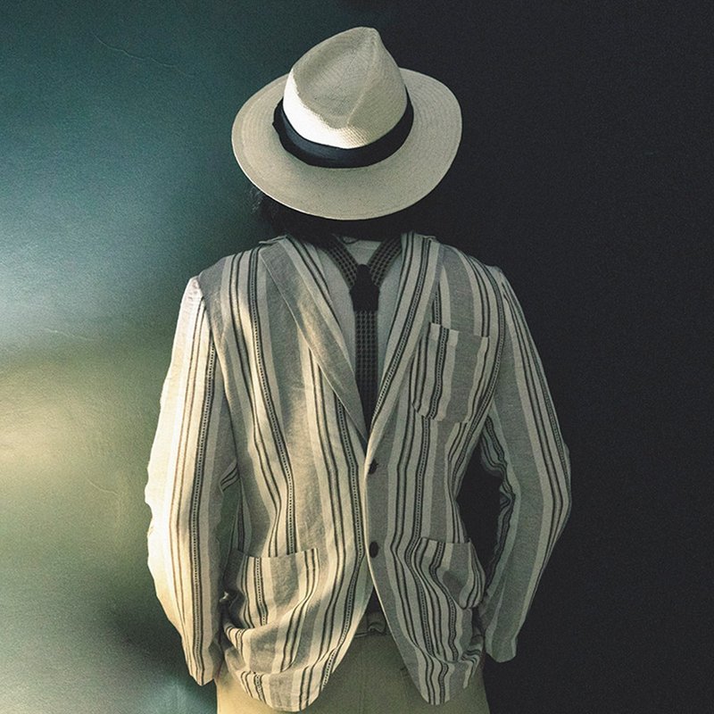 雅痞復古休閒條紋西服男 英倫棉麻痞帥商務修身單西裝外套 - 女西裝外套 - 棉．麻 