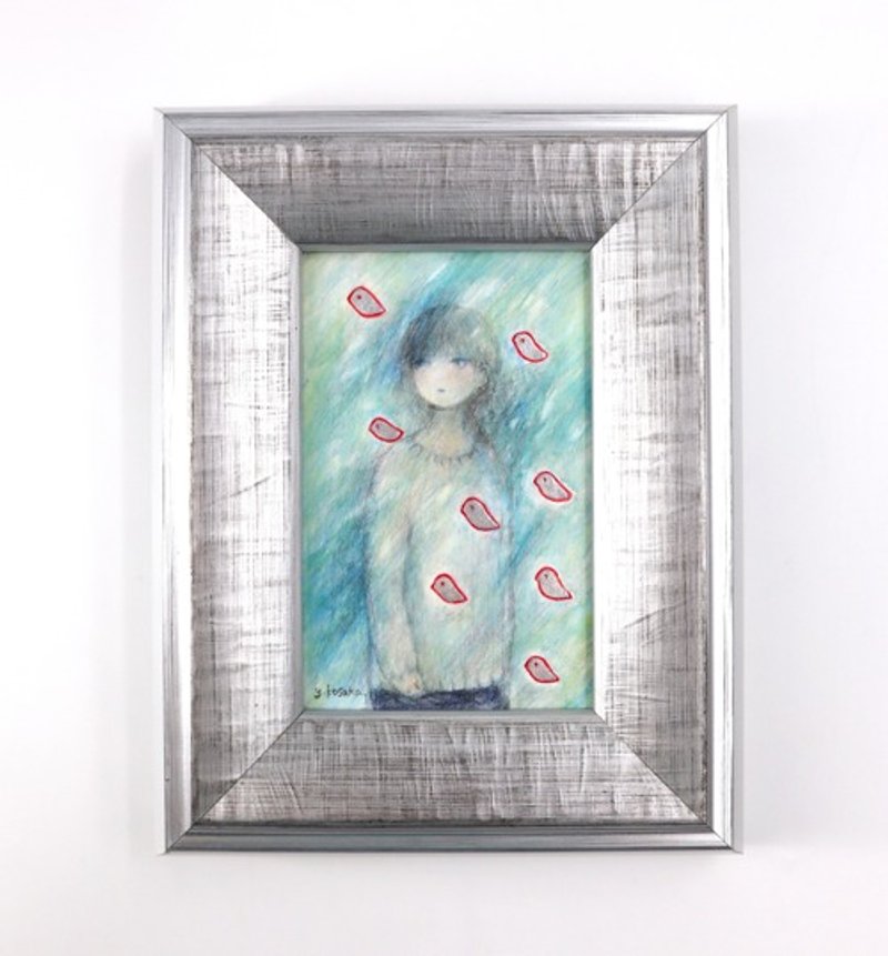 原画 / ぴよぴよが通った - 海報/掛畫/掛布 - 其他材質 銀色
