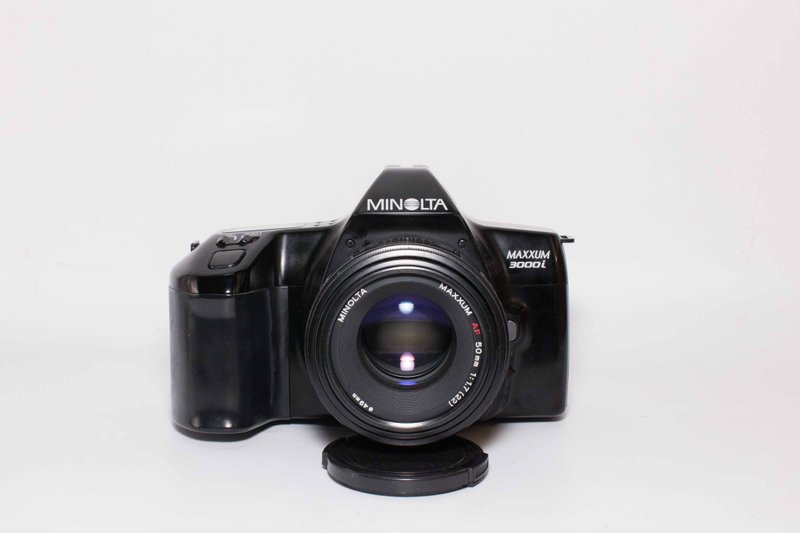 Minolta Maxxum 3000i +50mm f1.7 人像鏡頭 底片相機 - 相機/拍立得/底片相機 - 陶 黑色