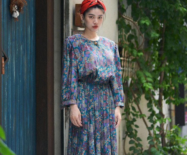 Bubble Flower | European style vintage dress - Shop Shima One