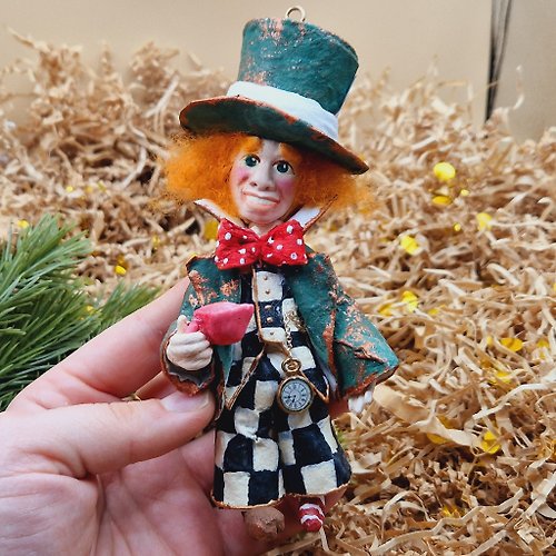 Jagovdik Mad Hatter, Alice in wonderland toys, Christmas tree 2023 ornaments, decor, st