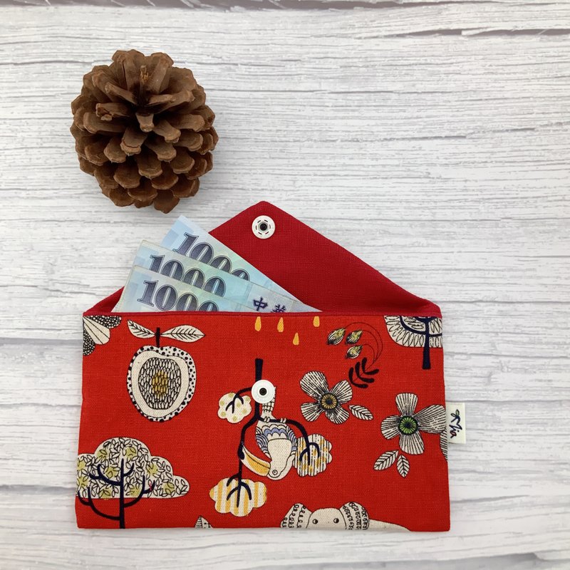 纏繞森林—燙襯紅包袋/存摺現金袋 - 紅包袋/春聯 - 棉．麻 