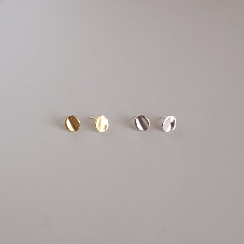 Button Earrings - ピアス・イヤリング - 金属 多色