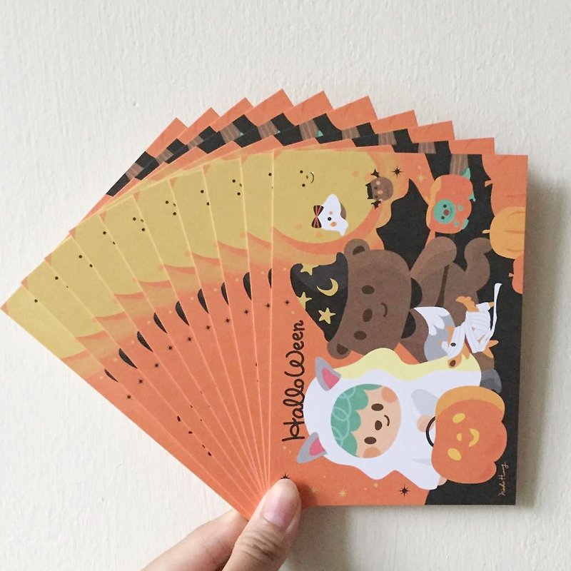 [Halloween Parade] sets (10 a group) - Cards & Postcards - Paper 