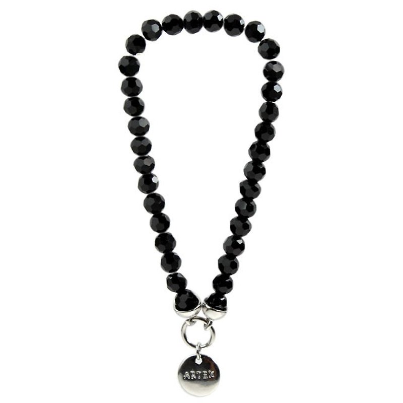 ARTEX accessory black water chestnut bracelet (elastic rope) - Bracelets - Other Materials Black