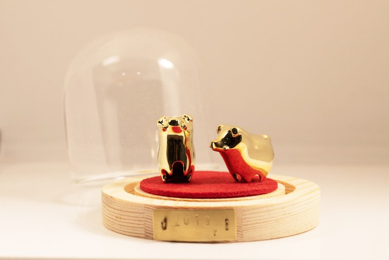 。年年。NO.03 小金豬 - 擺飾/家飾品 - 銅/黃銅 金色