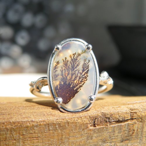 NATSU WORKS デンドリティック アゲートリング / Dendritic Agate Ring 5b