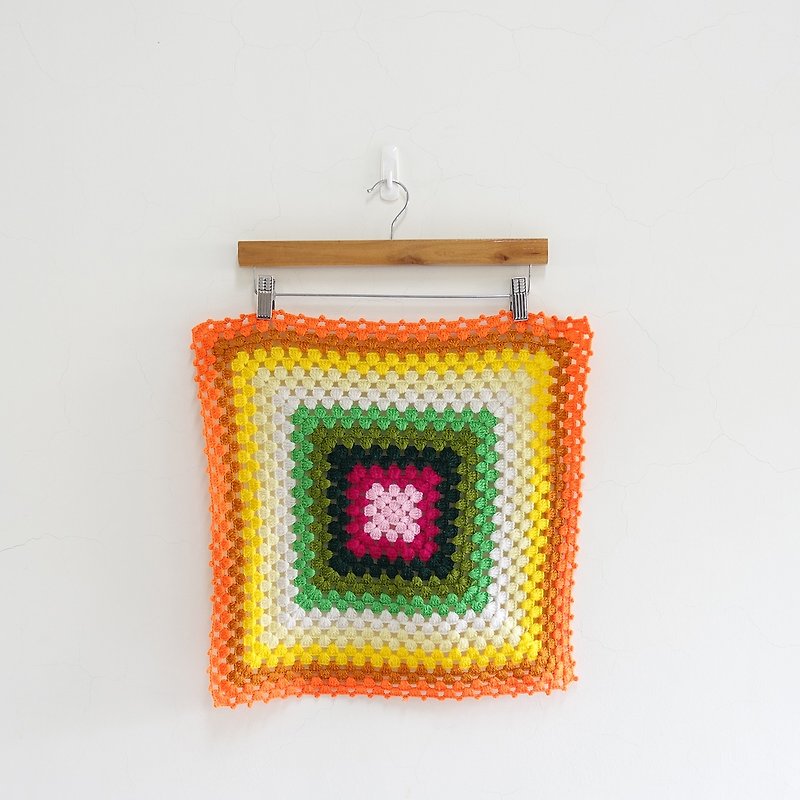 │Slowly│Retro-Handmade Knitting Blanket│vintage.Retro.Literature. - Other - Cotton & Hemp Multicolor