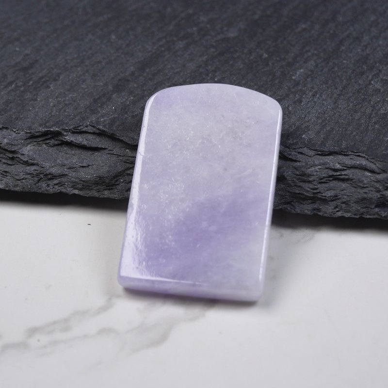 Violet Jade Ping An Wu Shi Brand | Natural Burmese Jade A Grade Jade | Gift Giving - Charms - Jade Purple