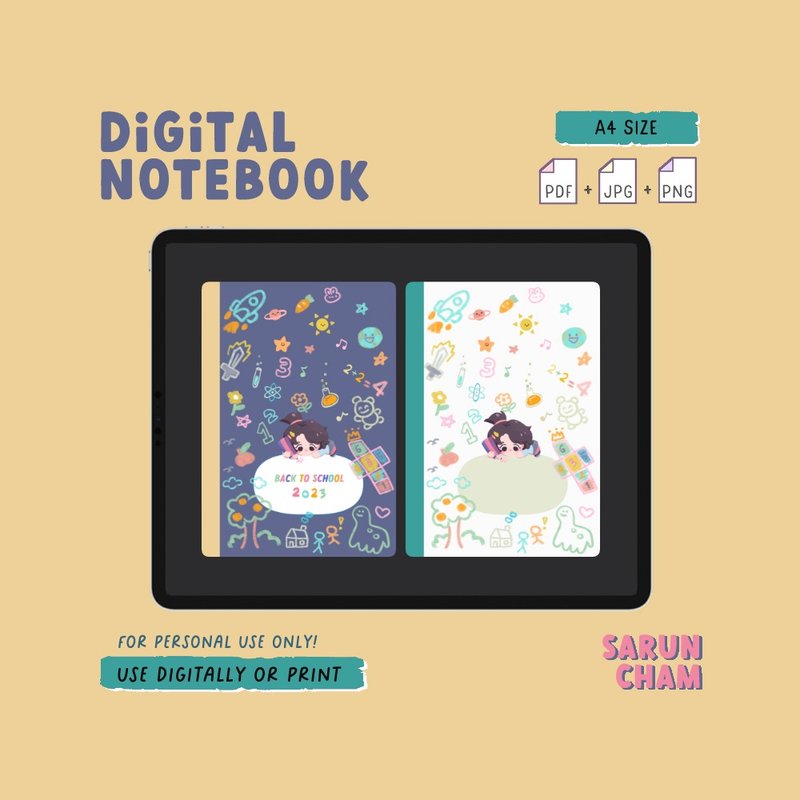 Digital notebook - Back to school 2023 - 電子手帳及素材 - 其他材質 
