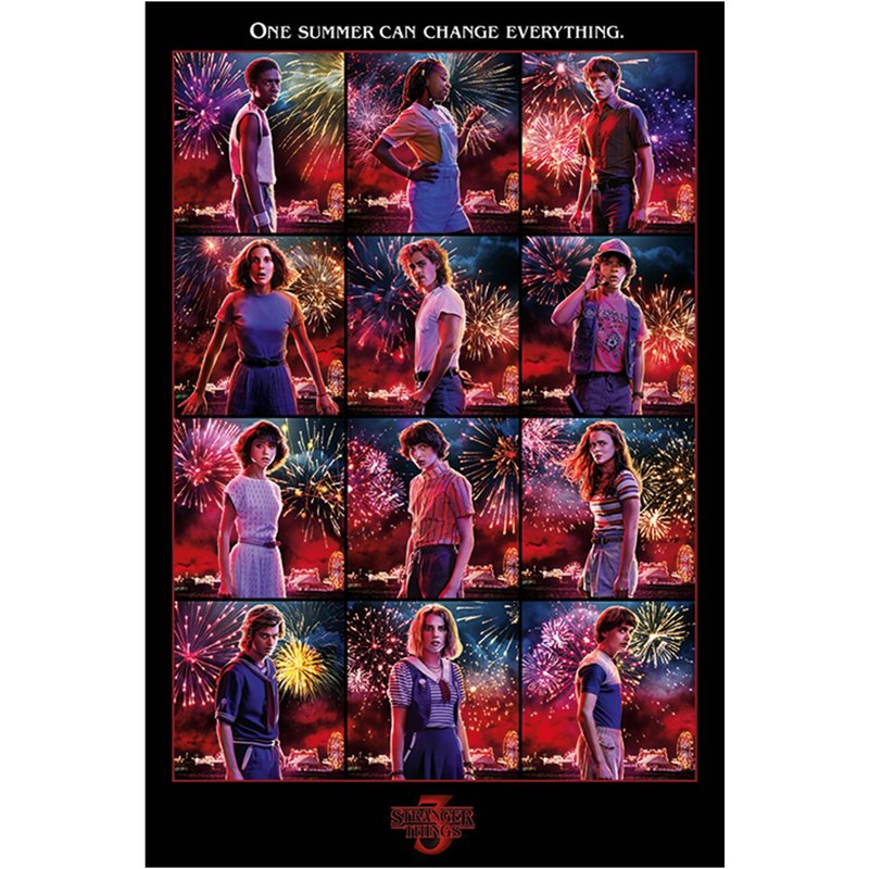 【怪奇物語】Stranger Things (主角群) 英國進口海報 - 海報/掛畫/掛布 - 紙 多色