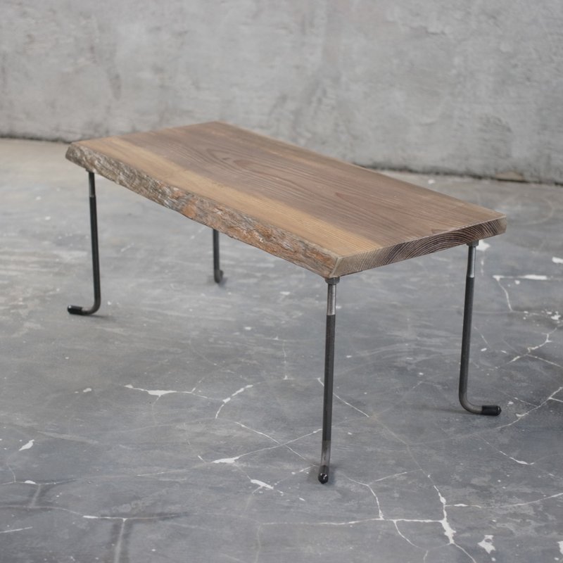 wood iron table 33*76*35 - 餐桌/書桌 - 木頭 咖啡色