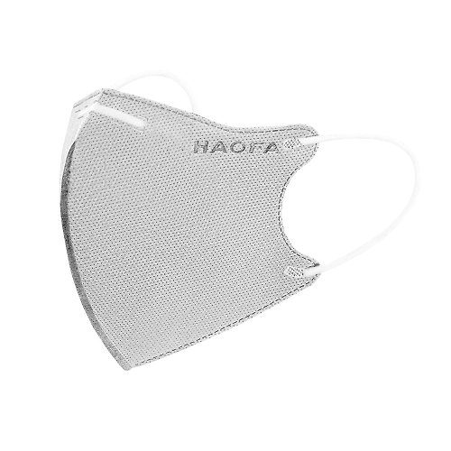 HAOFA立體口罩 (醫療N95)HAOFA氣密型99%防護立體醫療口罩活性碳款-礫石碳(30入)