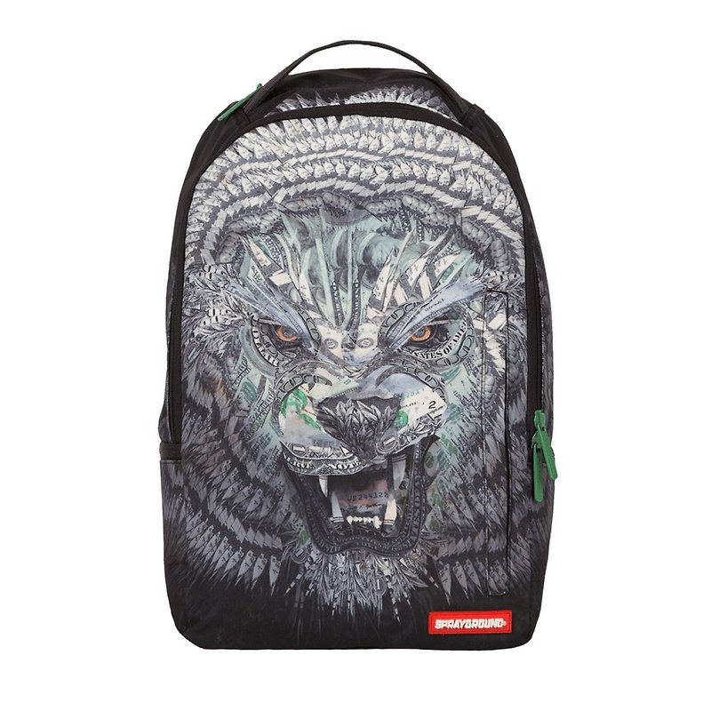 [SPRAYGROUND]DLX Lion Money Money Lion Trends Backpack - Backpacks - Other Materials Black