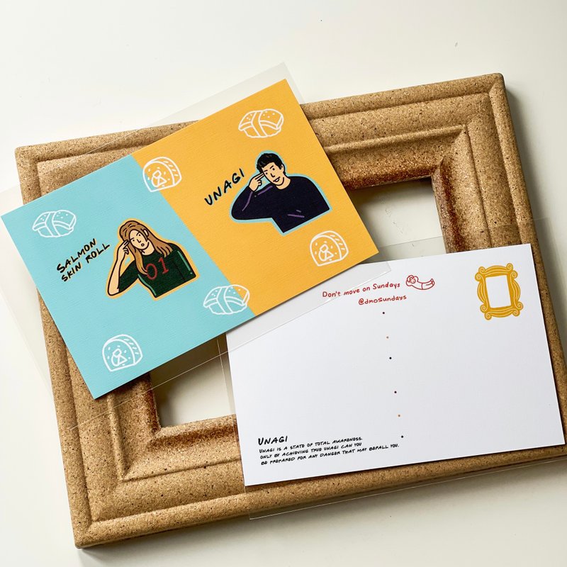 Friends postcard | Unagi - Cards & Postcards - Paper 