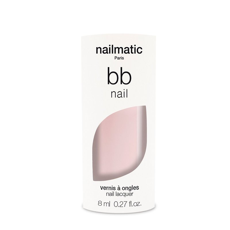 nailmatic Solid Bio-Based Classic Nail Polish - BB Nail Light Nude - Nail Polish & Acrylic Nails - Resin 