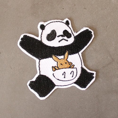 Kai3studio Iron patch Switch Panda: Panda Kangaroo