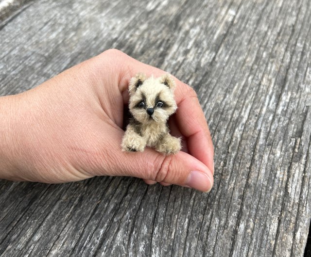 Yorkie Needle Felted Dog Sculpture Made to Order Pet Replica