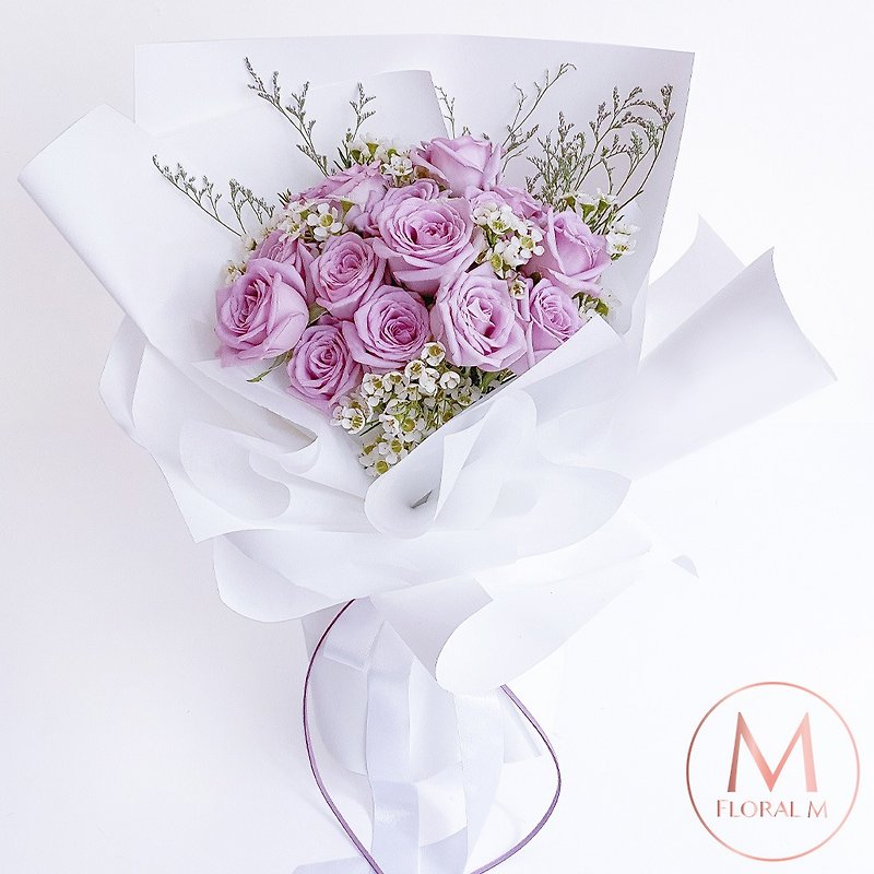 Princess Margaret roses bouquet - Plants & Floral Arrangement - Plants & Flowers Purple