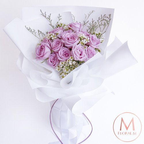 Floral M 花藝 瑪格麗特公主玫瑰鮮花花束