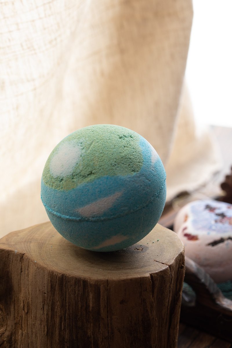 Bath Bomb 泡澡球 | 地球 Earth 氣泡浴球 - 其他 - 其他材質 藍色