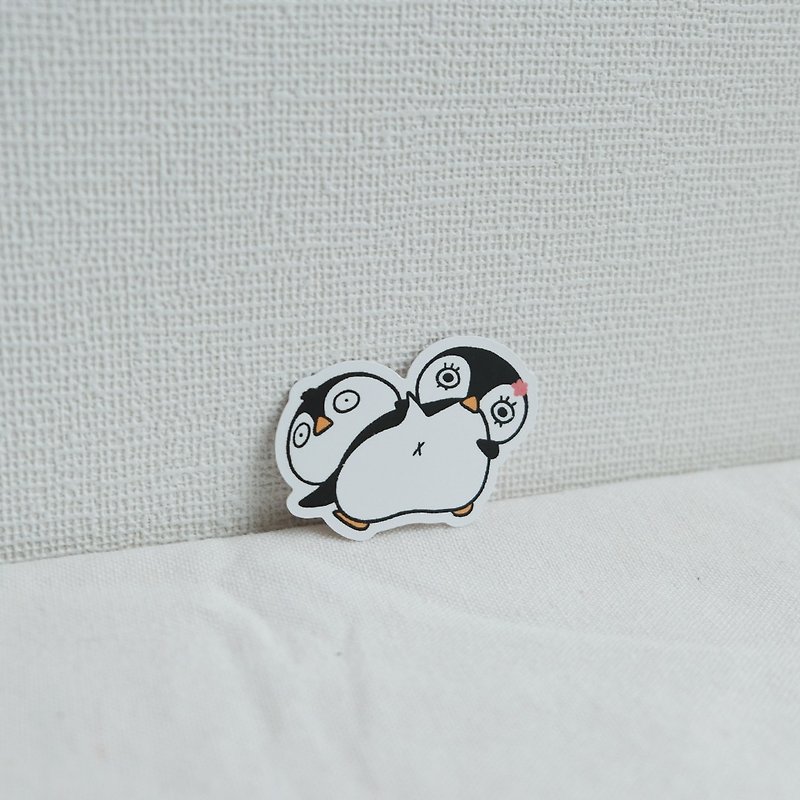 Feikeingo Fat Penguin-Waterproof Sticker Series 2 Luggage/Mobile Phone Case/Pocket Sticker - Stickers - Other Materials Multicolor