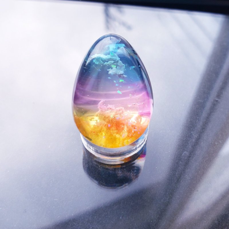 夕焼け空　雲　　雲レジン　空レジン - 擺飾/家飾品 - 樹脂 紅色