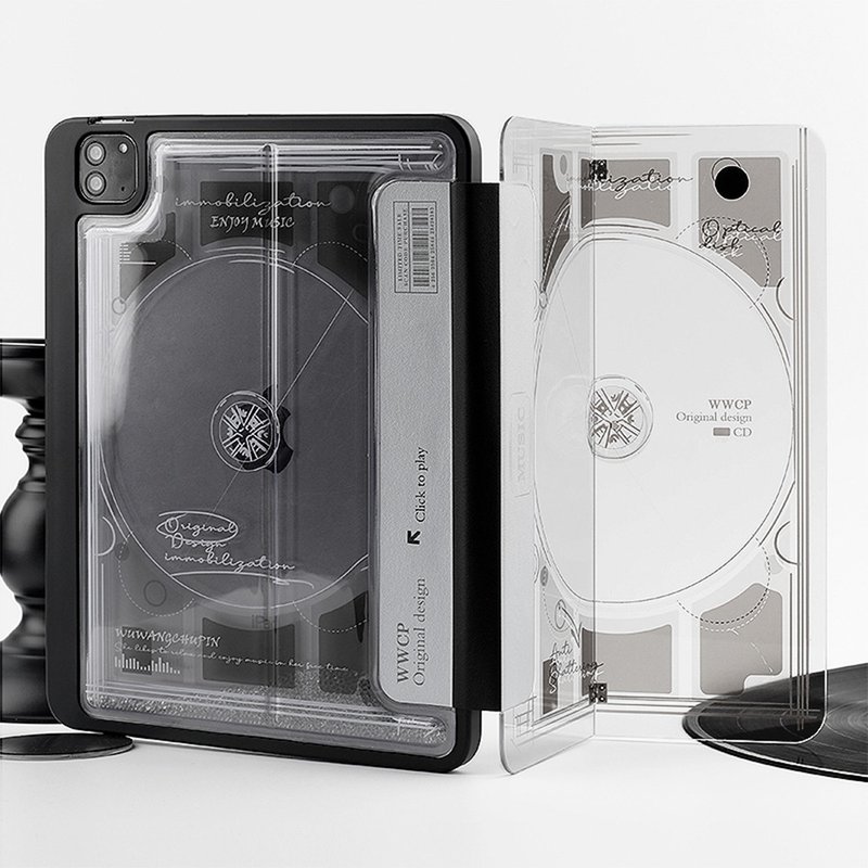 CD disc vinyl disc iPad protective case - Tablet & Laptop Cases - Other Materials 