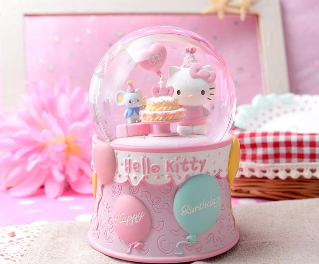 ハローキティ 誕生日 クリスタルボール ミュージックベル 誕生日