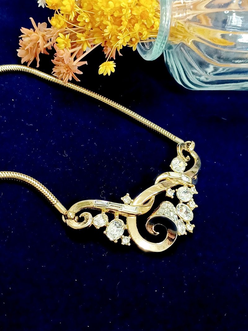 vintage jewelry Trifari 1950 年代 Alfred Philippe設計款 項鍊 - 項鍊 - 其他金屬 