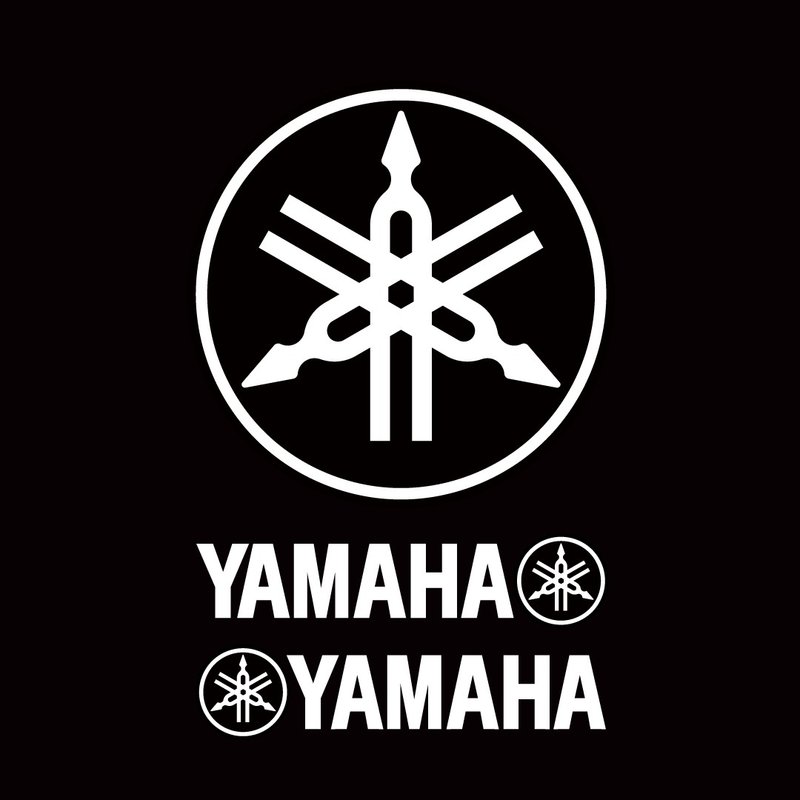 YAMAHA 音叉 3M 車貼 反光貼 防水耐曬高亮度 品牌LOGO - 貼紙 - 防水材質 