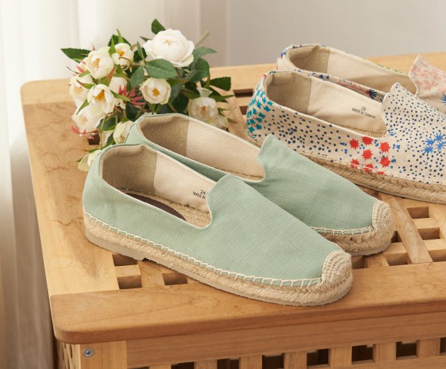 Womens canvas outlet shoes espadrille