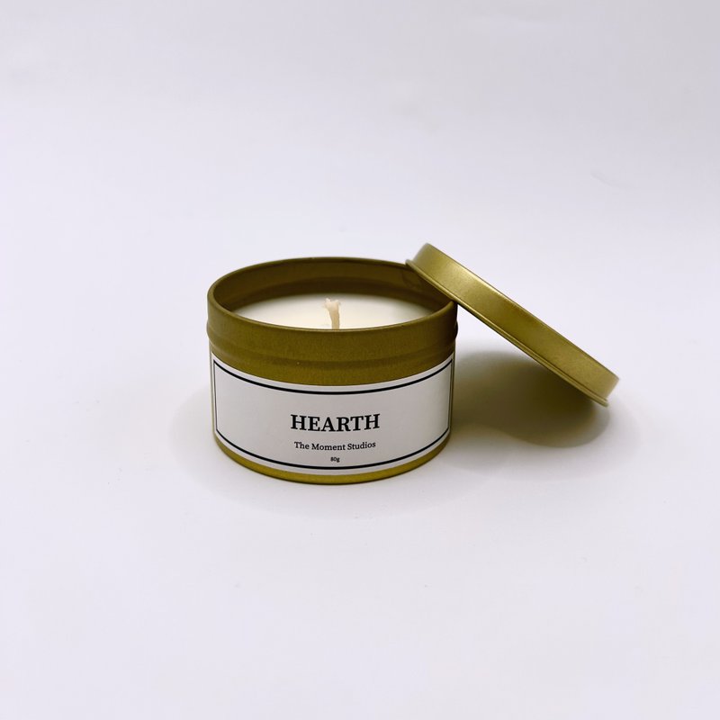 【Handmade in Hong Kong】 No.21 Hearth - Travel Candle 80G - เทียน/เชิงเทียน - วัสดุอื่นๆ 